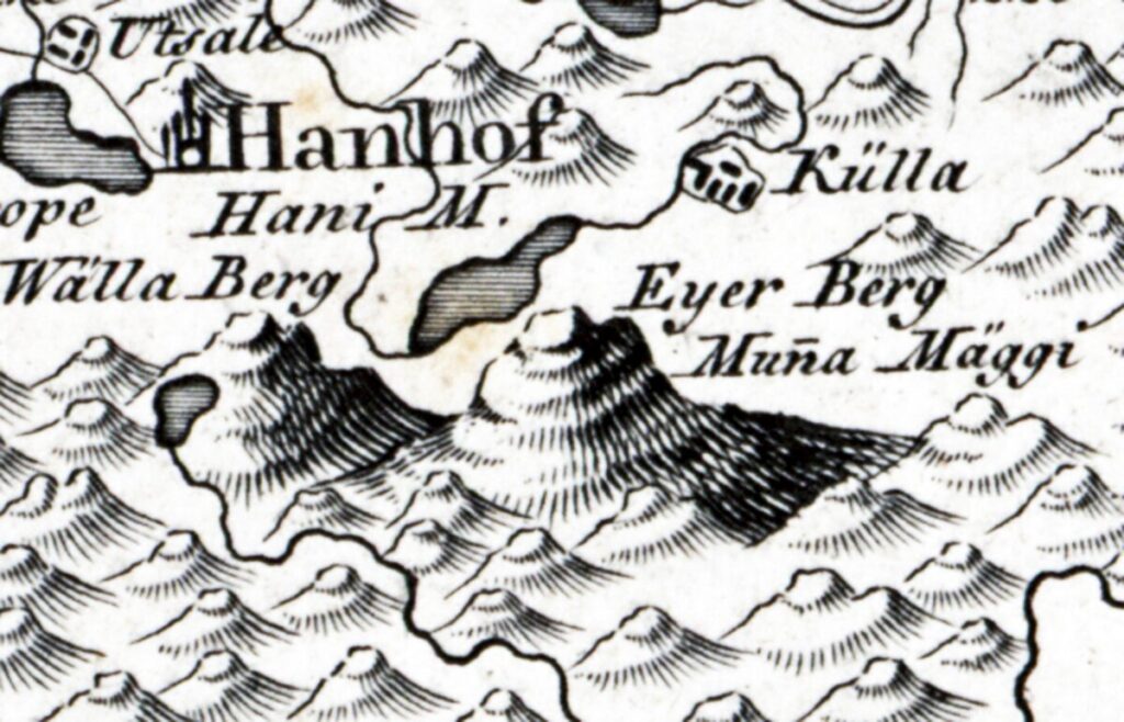 Munamägi vanal kaardil