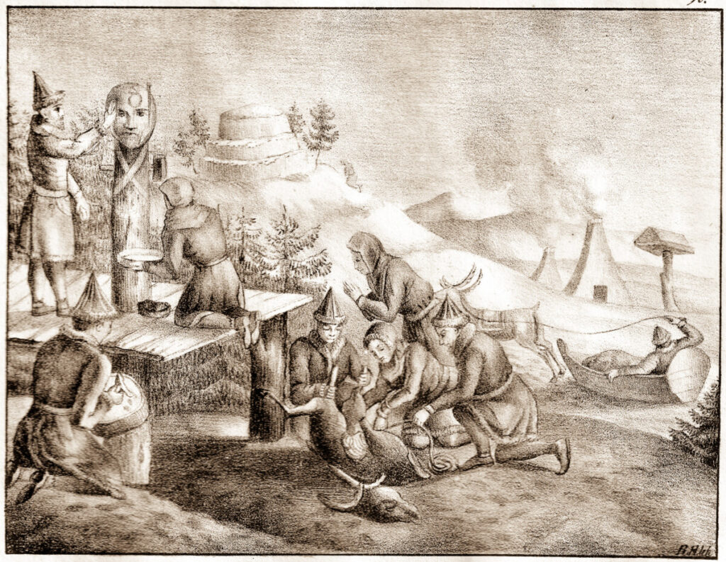 Saamid ohverdavad oma jumalale